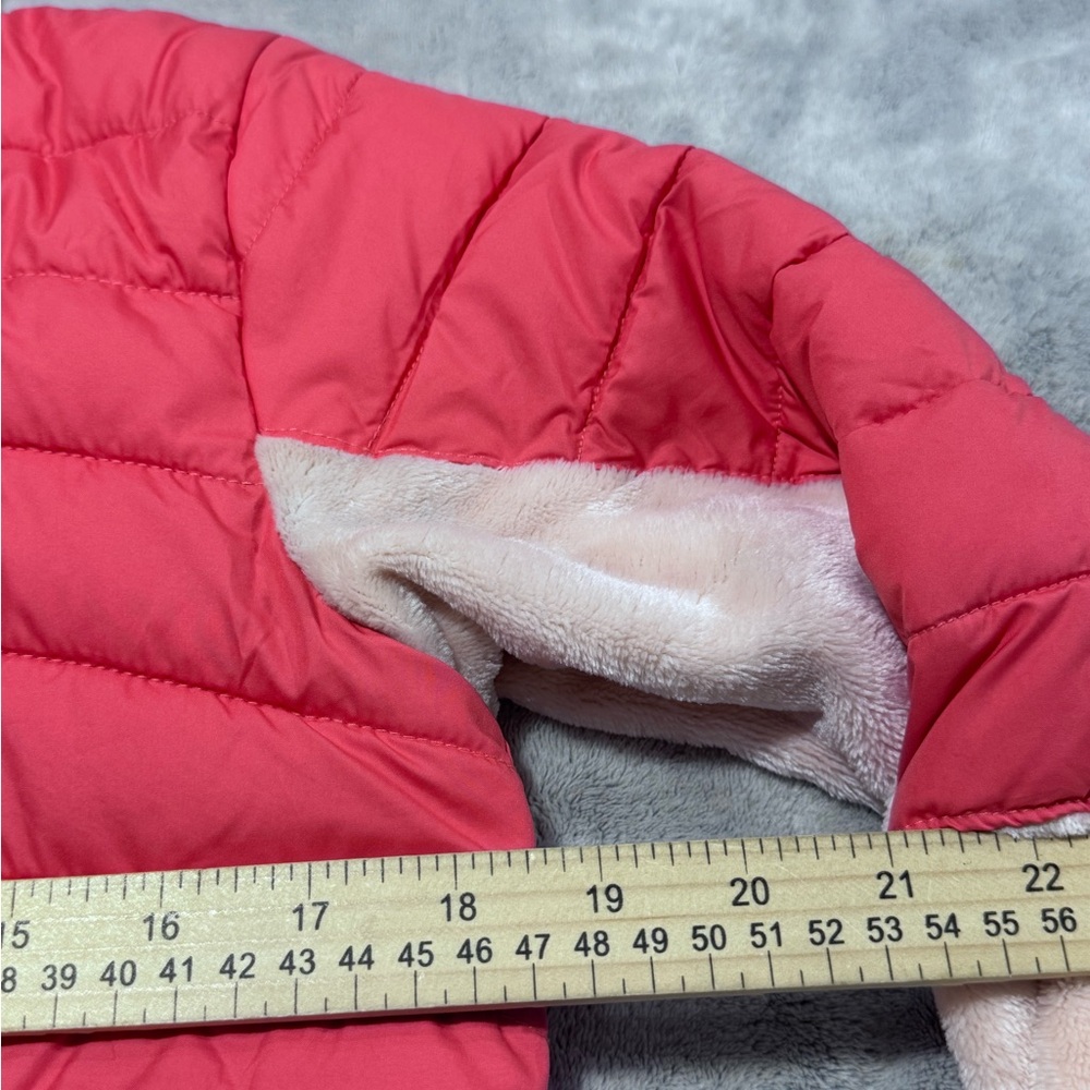 EUC Columbia Girls Jacket Puffer/Fleece Large (14-16) Pink Color Block Hooded‎ - Picture 6 of 6